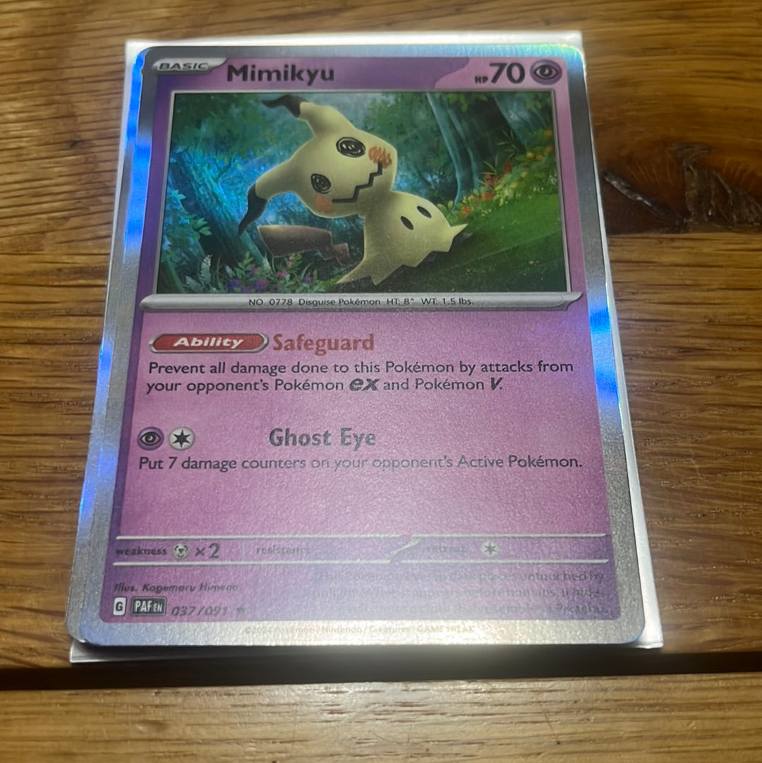 Paldean Fates: Mimikyu #37 Paldean Fates: Mimikyu #37
